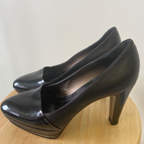 Hugo Boss black platform pumps. Size 36.5 - Picture 2 of 9
